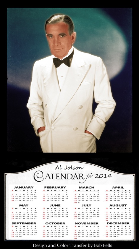 Al jolson calendar