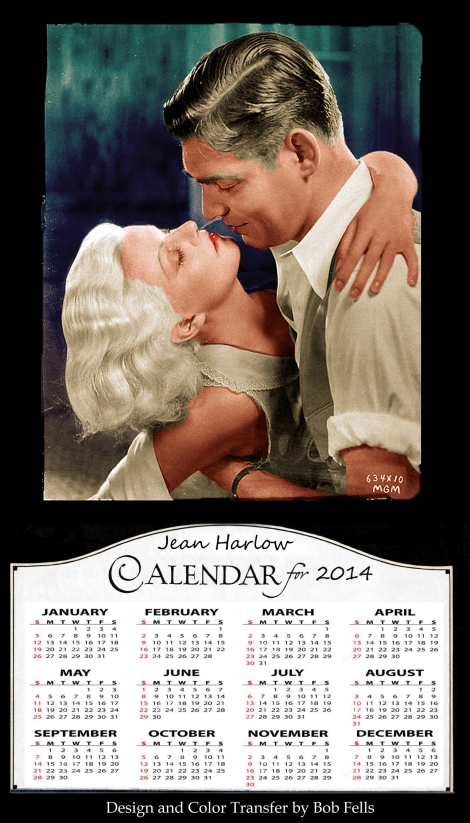 Jean Harlow Calendar