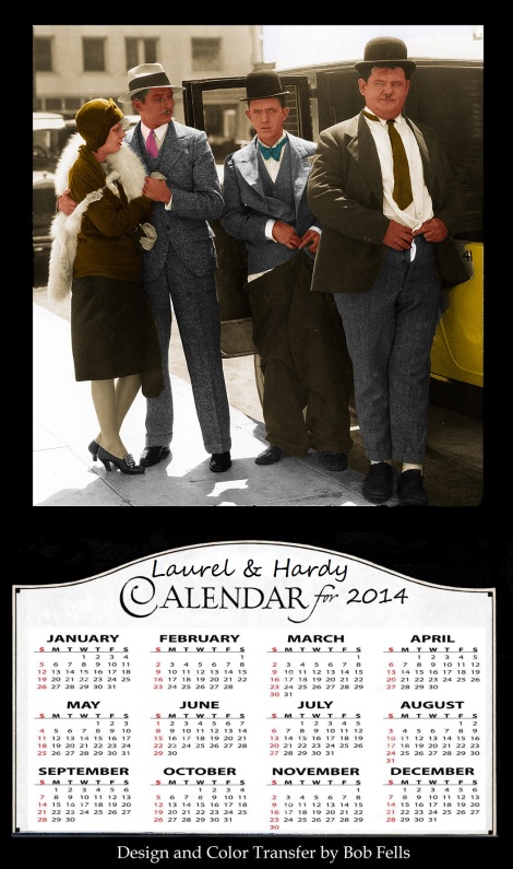 Laurel and Hardy Calendar Final