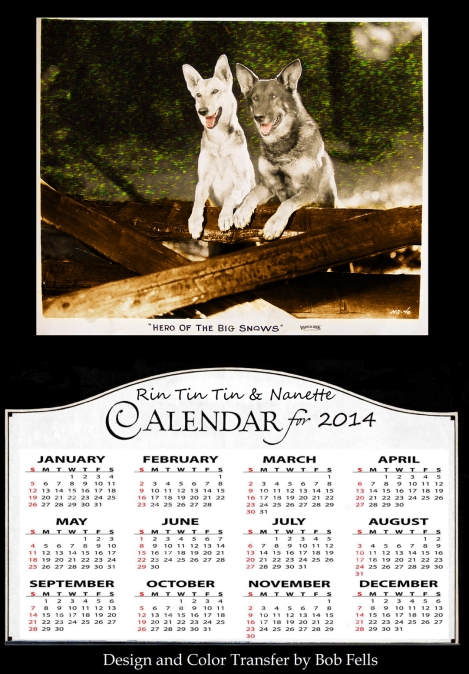Rin Tin Tin Calendar